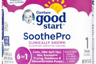 Gerber good start sale soothe formula